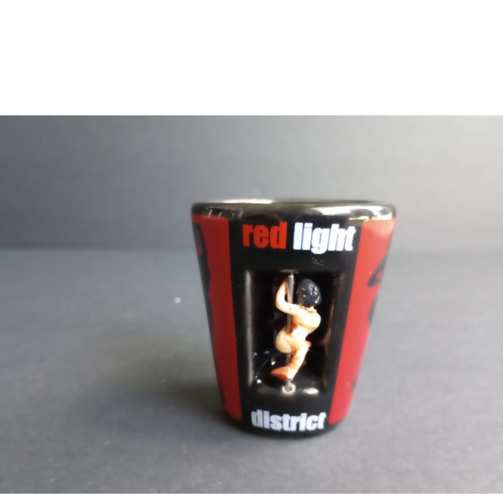 Red Light District Amsterdam Stripper Shot Glass